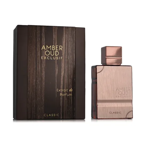 Perfume Amber Oud Exclusif Classic Extracto, caja