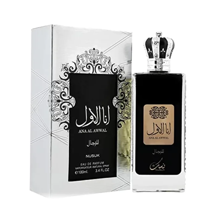 Perfume Ana Al Awwal Hombre de Nusuk, caja