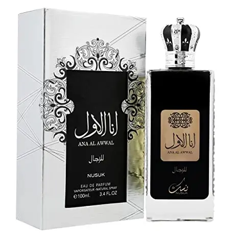 Perfume Ana Al Awwal Hombre de Nusuk, caja