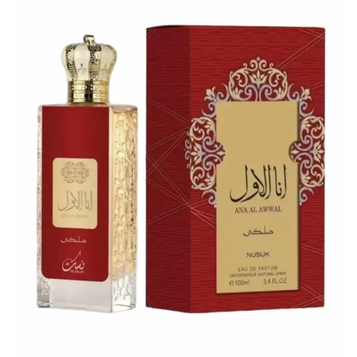 Perfume Ana Al Awwal Malaki de Nusuk, caja