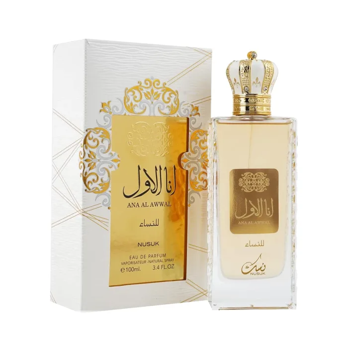 Perfume Ana Al Awwal Mujer de Nusuk, caja