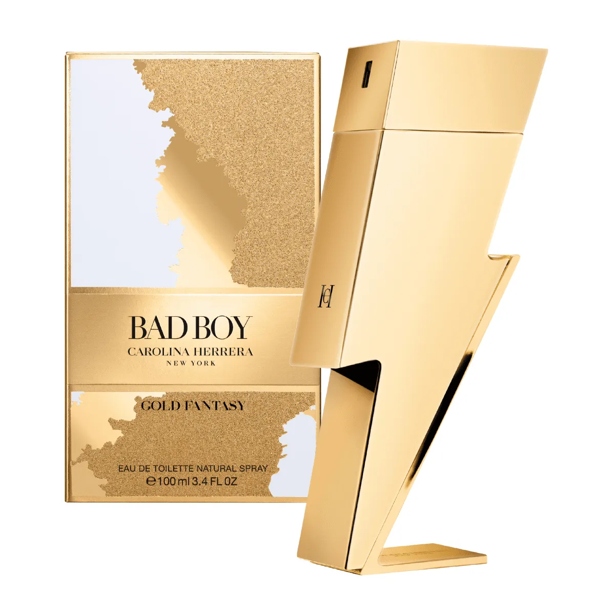 Perfume Bad Boy Gold Fantasy de Carolina Herrera, eau de toilette 100ml para hombre El Mejor Perfume y perfumes y marcas