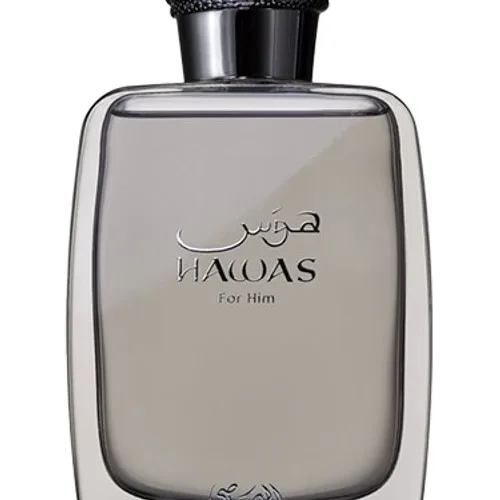 Perfume Hawas For Him de Rasasi, caja