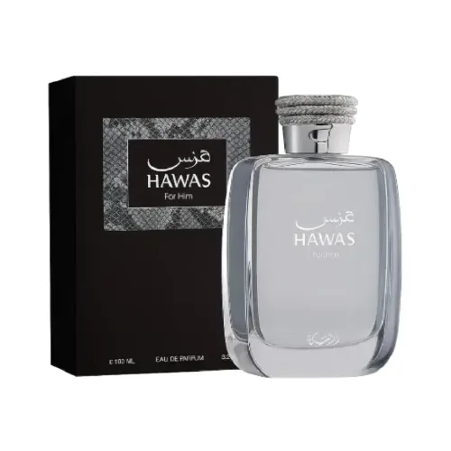 Perfume Hawas For Him de Rasasi, frasco