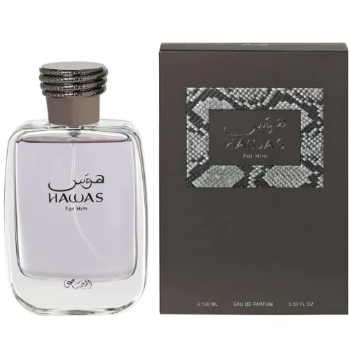 Perfume Hawas For Him de Rasasi, frasco