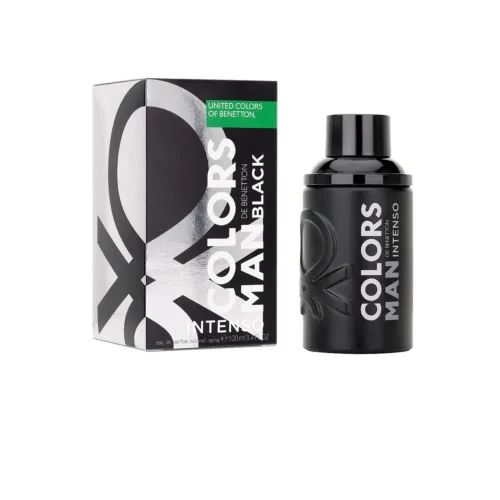 Perfume Colors Man Black Intenso, caja