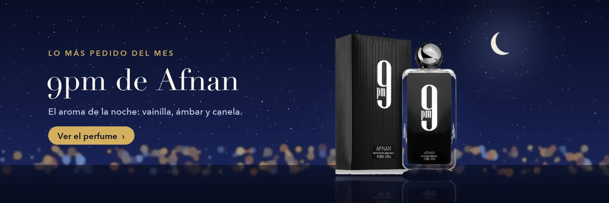 Perfume 9pm de Afnan, lo más pedido del mes: el aroma de la noche