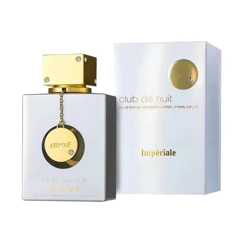 Perfume Club de Nuit Imperiale de Armaf para mujer 105 ml, caja plateada